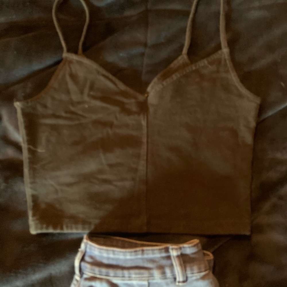 Black Crop Top